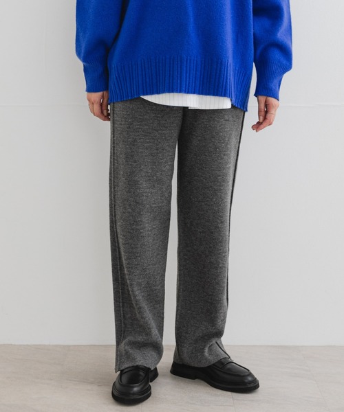 セール】F by ROSSO ウォッシャブル抗ピルニットパンツ（その他パンツ