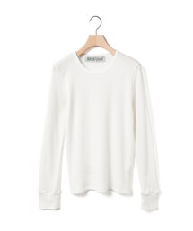MidiUmi ワッフルクルーネックプルオーバー