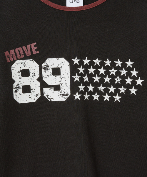 Midnight Move（ミッドナイトムーブ）の「star 89 t (black)（Tシャツ/カットソー・レディース・その他・FREE）」の2枚目の写真