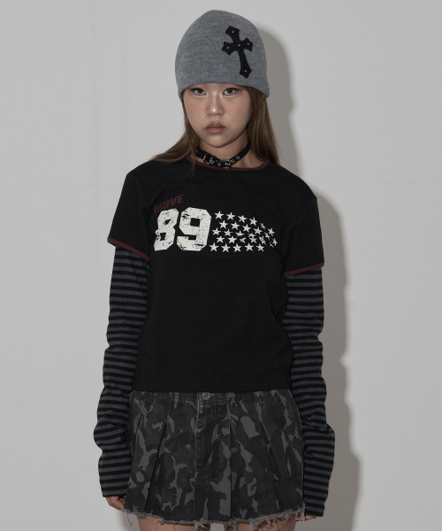 Midnight Move（ミッドナイトムーブ）の「star 89 t (black)（Tシャツ/カットソー・レディース・その他・FREE）」の4枚目の写真