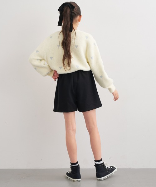 coca（coca）（コカ）の「キッズ　ラメハートニットプルオーバー（ニット/セーター・キッズ・ライトブルー/アイボリー・150/140/130/120）」の14枚目の写真