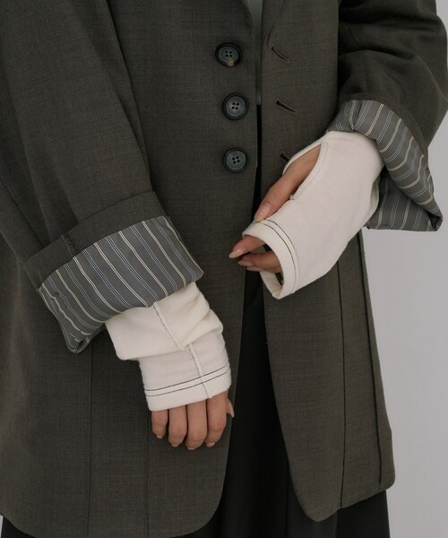 Oversized Back Zip Jacket｜オフィスカジュアル/オケージョン/冬服