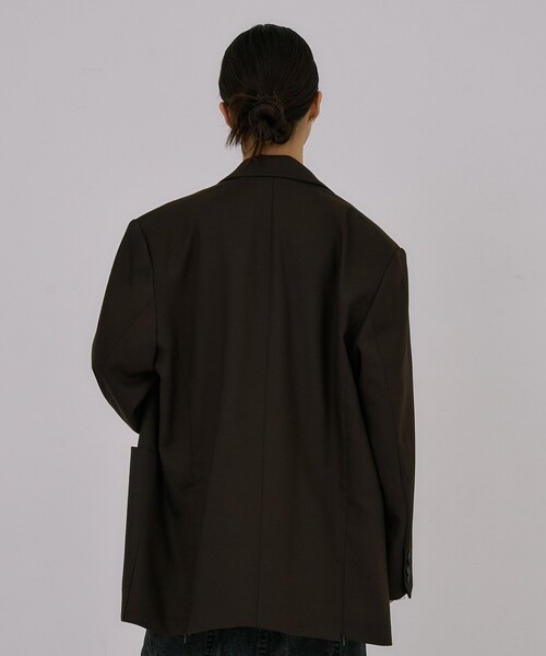 Oversized Back Zip Jacket｜オフィスカジュアル/オケージョン/冬服