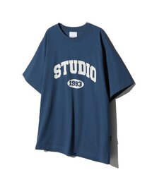 スタジオアーチロゴTシャツ_ブルー