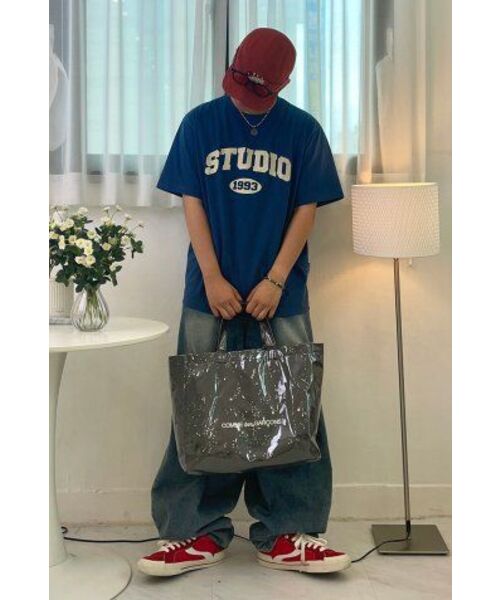 1993STUDIO（1993スタジオ）の「スタジオアーチロゴTシャツ_ブルー（Tシャツ/カットソー・レディース・その他・SMALL/MEDIUM/LARGE）」の13枚目の写真