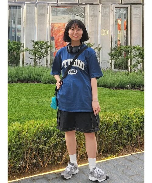 1993STUDIO（1993スタジオ）の「スタジオアーチロゴTシャツ_ブルー（Tシャツ/カットソー・レディース・その他・SMALL/MEDIUM/LARGE）」の21枚目の写真
