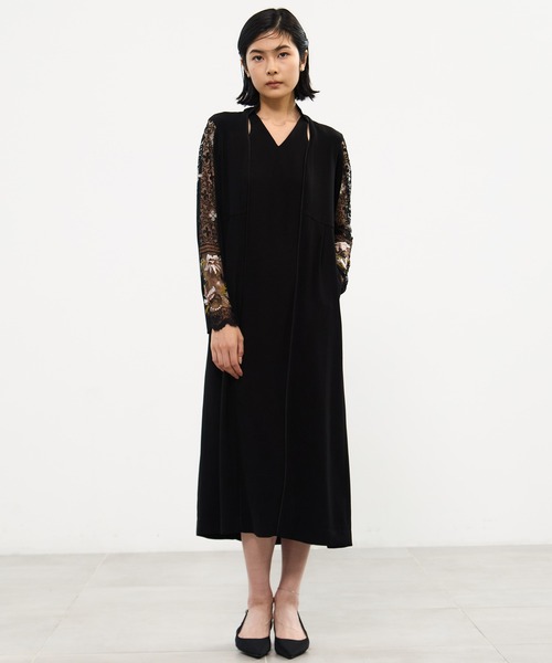 MURRAL/ミューラル】Petal collar lace dress/ペタルカラーレース