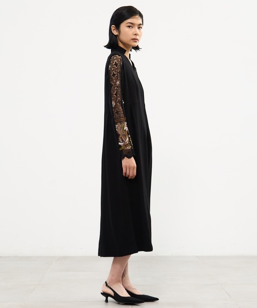 MURRAL/ミューラル】Petal collar lace dress/ペタルカラーレース