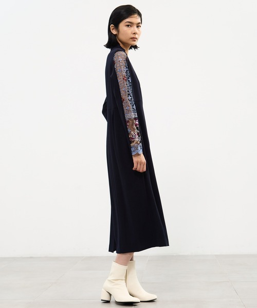 MURRAL/ミューラル】Petal collar lace dress/ペタルカラーレース