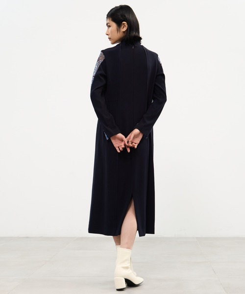 MURRAL（ミューラル）の「【MURRAL/ミューラル】Petal collar lace dress/ペタルカラーレースドレス（ワンピース・レディース・ブラック/ネイビー・1/2）」の19枚目の写真