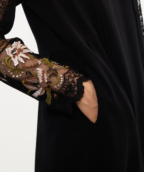 MURRAL/ミューラル】Petal collar lace dress/ペタルカラーレース