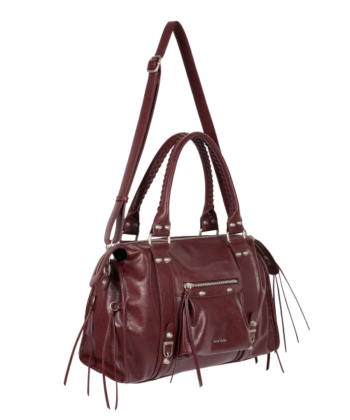 ROCKCAKE（ロックケーキ）の「Big Diaz Bag - Burgundy（ショルダーバッグ・レディース・その他・F）」の3枚目の写真
