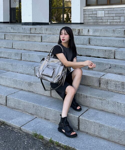 ROCKCAKE（ロックケーキ）の「Big Diaz Bag - Burgundy（ショルダーバッグ・レディース・その他・F）」の8枚目の写真