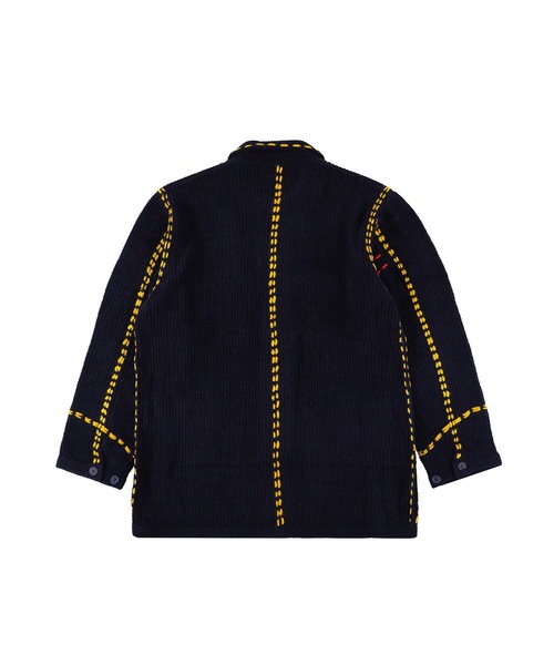 PHINGERIN（フィンガリン）の「PG1 SHORT COAT（ニット/セーター・メンズ・ベージュ/ワインレッド/ネイビー・XL/L/M/S）」の6枚目の写真