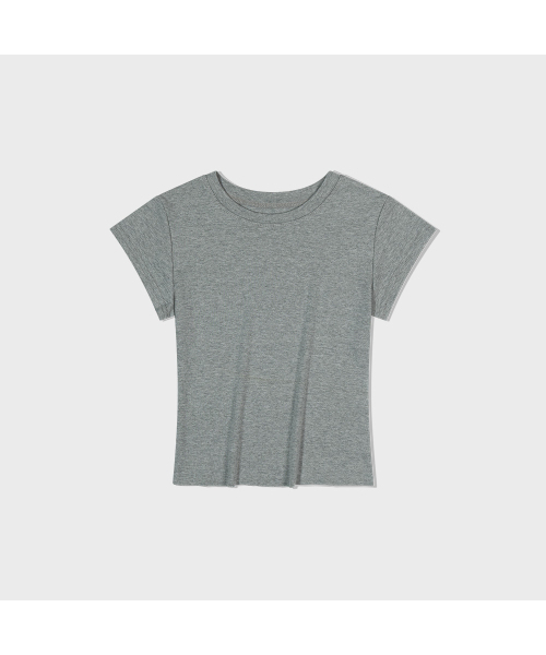 MOAA(モア)の「Ashline Tee (MELANGE GRAY)(Tシャツ/カットソー・レディース・その他・SMALL/MEDIUM/LARGE)」の1枚目の写真
