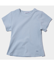 プレイス シンプル ベーシック スリムフィット セミクロップ コットン 半袖Tシャツ _10カラー
