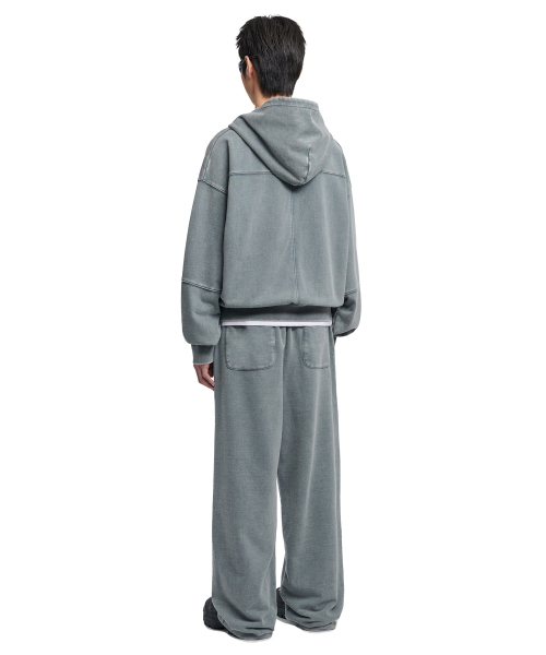 ifsixwasnine maniaccorpグレー パーカー バルーン袖 セール】BLEACHED ANORAK SWEAT TOP（パーカー）｜X-girl（エックス