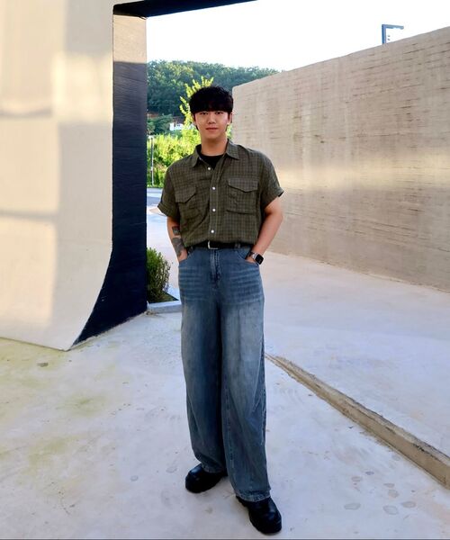 Verdnt(バーダント)の「ボリュームカーゴチェックシャツ【カーキ】(シャツ/ブラウス・レディース・カーキ・MEDIUM/LARGE/SMALL)」の10枚目の写真