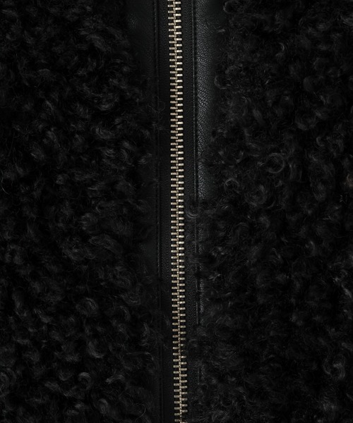 LOWRYS FARM（ローリーズファーム）の「プードルファーブルゾン　612843（ブルゾン・レディース・アイボリー/ブラック/グレー・FREE）」の16枚目の写真