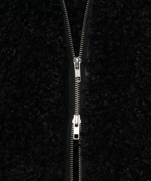 LOWRYS FARM（ローリーズファーム）の「プードルファーブルゾン　612843（ブルゾン・レディース・アイボリー/ブラック/グレー・FREE）」の9枚目の写真