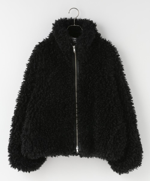 LOWRYS FARM（ローリーズファーム）の「プードルファーブルゾン　612843（ブルゾン・レディース・アイボリー/ブラック/グレー・FREE）」の17枚目の写真