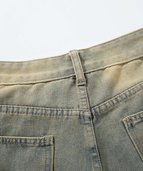 HOOK（フック）の「紐飾り付きウォッシュデニムバルーンパンツ（デニムパンツ・メンズ・ライトブルー・S/L/M）」の9枚目の写真