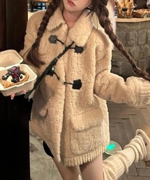 LADY LIKE（レディライク）の「フック釦襟付きプードルファーコート（その他アウター）」