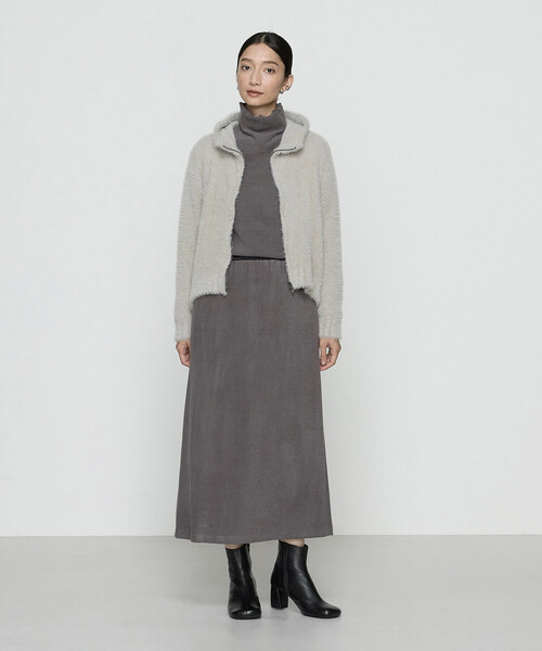 Gabardine K.T(ギャバジンケーティー)の「ニットコール タートルネック カットソー(Tシャツ/カットソー・レディース・ネイビー/ブラック/ライトグレー/オフホワイト/グレー・9号/7号/11号)」の19枚目の写真