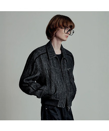 LMOOD（エルムード）の「ツイストコットンブルゾンジャケットブラック（ブルゾン）」