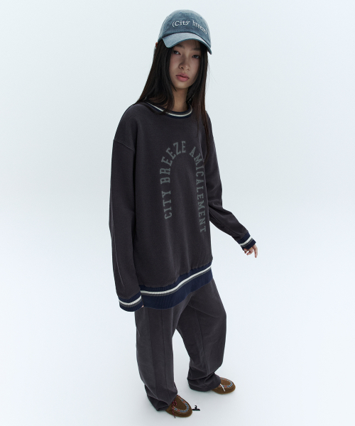 CITYBREEZE(シティブリーズ)の「サイドライン2WAYスウェットパンツ_CHARCOAL(その他パンツ・レディース・チャコール・SMALL/MEDIUM)」の3枚目の写真