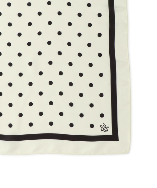 ROPE' PICNIC（ロペピクニック）の「ドット柄スカーフ（バンダナ/スカーフ・レディース・ピンク/ネイビー/キナリ・FREE）」の7枚目の写真