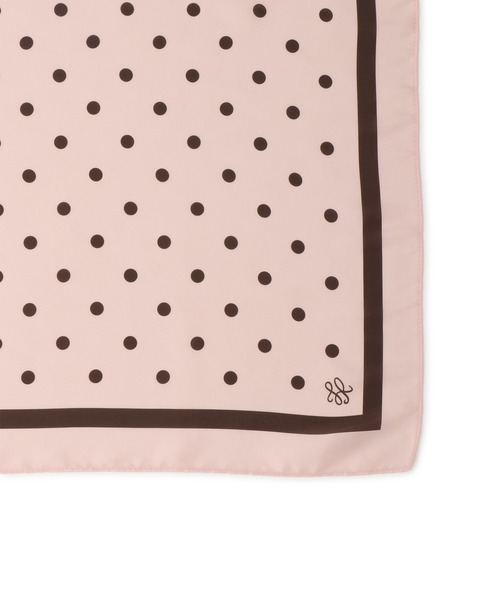 ROPE' PICNIC（ロペピクニック）の「ドット柄スカーフ（バンダナ/スカーフ・レディース・ピンク/ネイビー/キナリ・FREE）」の13枚目の写真