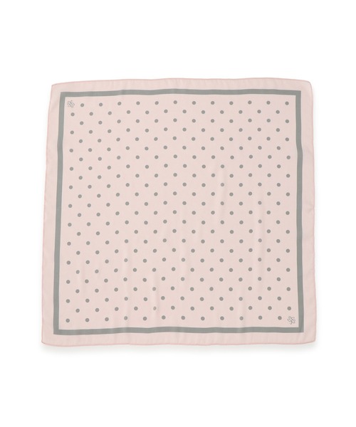 ROPE' PICNIC（ロペピクニック）の「ドット柄スカーフ（バンダナ/スカーフ・レディース・ピンク/ネイビー/キナリ・FREE）」の15枚目の写真
