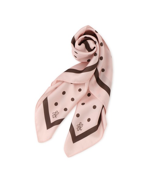 ROPE' PICNIC（ロペピクニック）の「ドット柄スカーフ（バンダナ/スカーフ・レディース・ピンク/ネイビー/キナリ・FREE）」の16枚目の写真