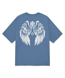 KGTN0206 エンジェル伝説 20番手 半袖Tシャツ ブルー