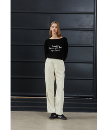 ANC CORDUROY STRAIGHT PANTS_IVORY