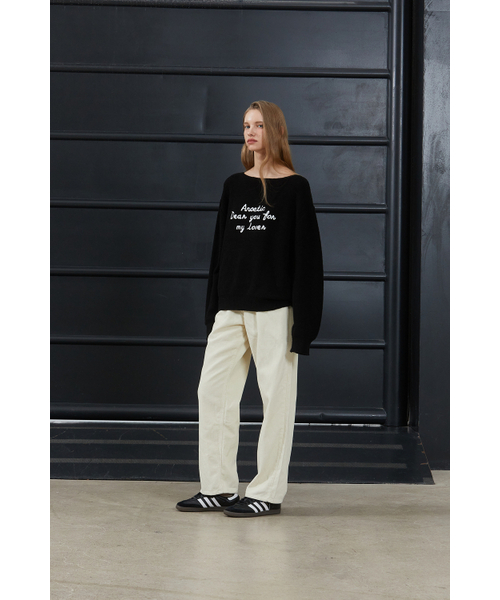 ANOETIC(アノエティック)の「ANC CORDUROY STRAIGHT PANTS_IVORY(その他パンツ・レディース・アイボリー・SMALL/MEDIUM)」の4枚目の写真