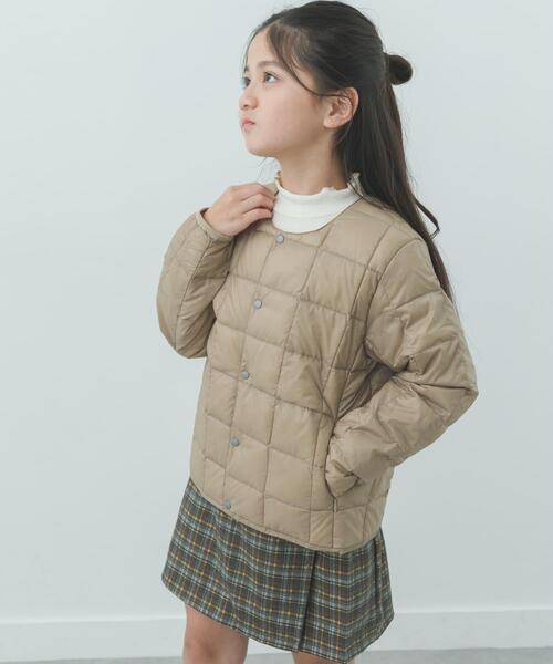 TAION(タイオン)の「TAION CREW NECK BUTTON DOWN JACKET(KIDS)(その他アウター・キッズ・ライトベージュ/チャコールグレー・150/130/140)」の22枚目の写真