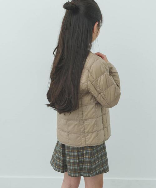 TAION(タイオン)の「TAION CREW NECK BUTTON DOWN JACKET(KIDS)(その他アウター・キッズ・ライトベージュ/チャコールグレー・150/130/140)」の21枚目の写真