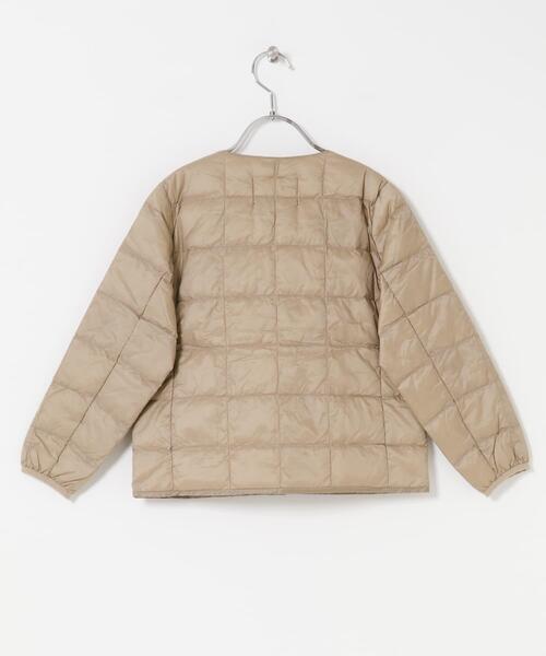 TAION(タイオン)の「TAION CREW NECK BUTTON DOWN JACKET(KIDS)(その他アウター・キッズ・ライトベージュ/チャコールグレー・150/130/140)」の15枚目の写真