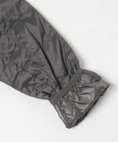 TAION(タイオン)の「TAION CREW NECK BUTTON DOWN JACKET(KIDS)(その他アウター・キッズ・ライトベージュ/チャコールグレー・150/130/140)」の3枚目の写真