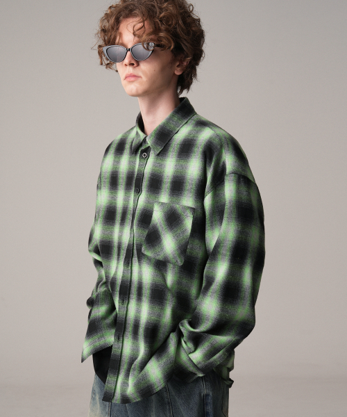 ZENDUST(ジェンダスト)の「Michelle Check Shirt BLUE(シャツ/ブラウス・レディース・ブルー・MEDIUM/LARGE/X-LARGE)」の3枚目の写真