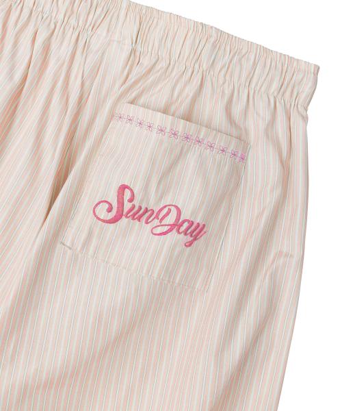 SUNDAY FRUIT MARKET（サンデーフルーツマーケット）の「BEACH STRIPE PANT PINK（その他パンツ・レディース・その他・MEDIUM/LARGE）」の5枚目の写真