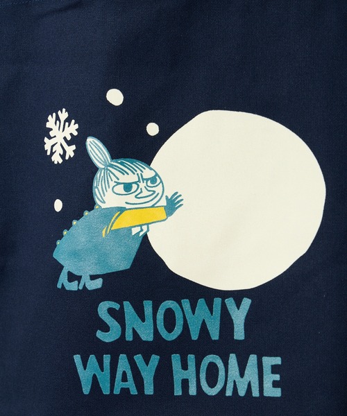 MOOMIN(ムーミン)の「【 MOOMIN / ムーミン 】 SNOWY HOME トートバッグ WNI(トートバッグ・レディース・ベージュ/ネイビー・FREE)」の5枚目の写真