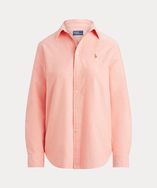 POLO RALPH LAUREN(ポロ ラルフ ローレン)の「クラシック フィット コットン オックスフォード シャツ(シャツ/ブラウス・レディース・オレンジ・M/S/XS/XXS)」の7枚目の写真