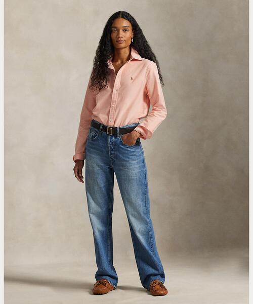 POLO RALPH LAUREN(ポロ ラルフ ローレン)の「クラシック フィット コットン オックスフォード シャツ(シャツ/ブラウス・レディース・オレンジ・M/S/XS/XXS)」の6枚目の写真