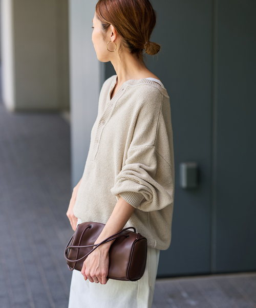 ≪追加≫カノコ2WAYヘンリーニット 2（ニット/セーター）｜FRAMeWORK