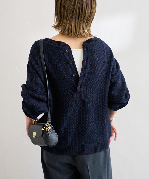 ≪追加≫カノコ2WAYヘンリーニット 2（ニット/セーター）｜FRAMeWORK