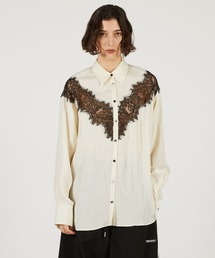 PRANK PROJECT | 【2026Spring Pre-Order】レースコンビシャツ / Lace Combination Dress(シャツ/ブラウス)