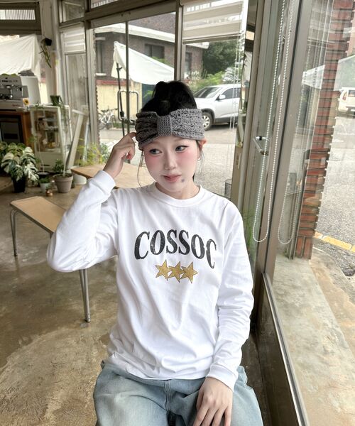 COSO（コソ）の「スタークラックロングスリーブ長袖(ホワイト)（Tシャツ/カットソー・レディース・ホワイト・MEDIUM/LARGE）」の6枚目の写真